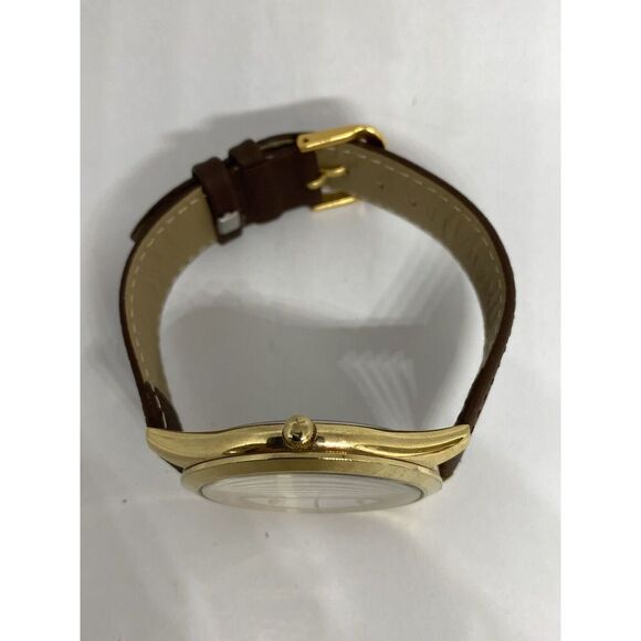 Michael Kors Runway MK4295 Women's Brown Leather Analog Dial Quartz Watch Y201 - Picture 8 of 12